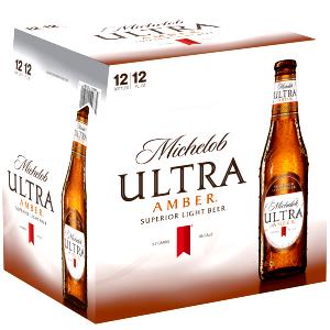 1 bottle (12 oz) Ultra Amber Beer