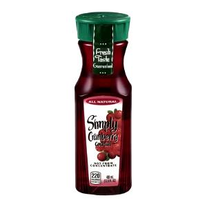 1 bottle (13.5 oz) Simply Cranberry Cocktail (13.5 oz)