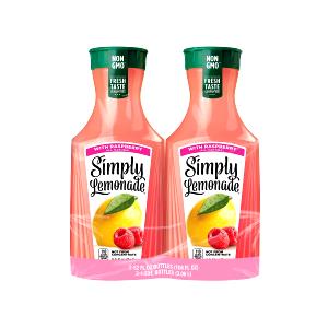 1 bottle (13.5 oz) Simply Lemonade with Raspberry (Bottle)