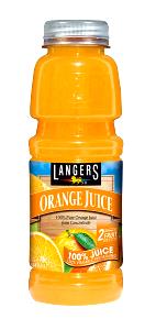 1 bottle (15.2 oz) 100% Orange Juice (15.2 oz)