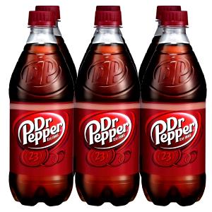 1 bottle (16 oz) Dr. Pepper & Cream Soda (16 oz)