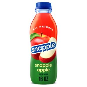 1 bottle (16 oz) Snapple Apple Juice Drink (Bottle)