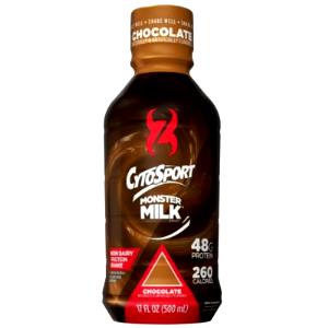 1 bottle (17 oz) Monster Milk - Chocolate (Bottle)