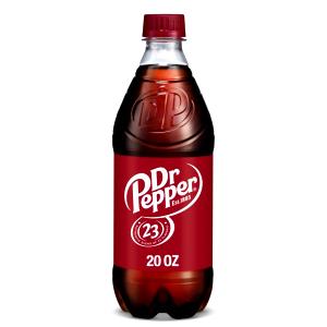 1 bottle (20 oz) Dr. Pepper & Cream Soda (20 oz)