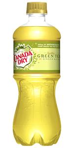 1 bottle (20 oz) Sparkling Green Tea Ginger Ale (Bottle)