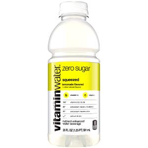 1 bottle (20 oz) Vitamin Water Squeezed Lemonade