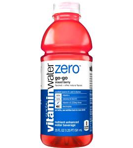1 bottle (20 oz) Vitamin Water Zero Go-Go Mixed Berry (Bottle)