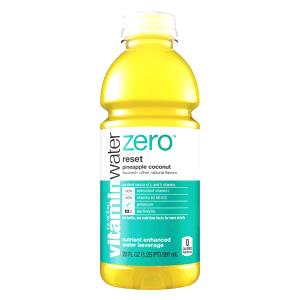 1 bottle (20 oz) Vitamin Water Zero Reset Pineapple Coconut