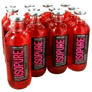 1 bottle (20 oz) Zero Carb Isopure Drink - Alpine Punch