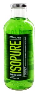 1 bottle (20 oz) Zero Carb Isopure Drink - Apple Melon