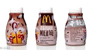1 bottle (236 ml) 1% Low Fat Chocolate Milk Jug
