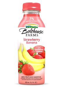 1 bottle (236 ml) Strawberry Banana Smoothie (Bottle)