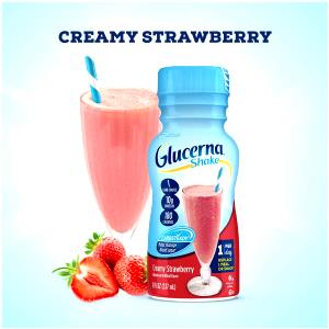 1 bottle (237 ml) Creamy Strawberry Shake