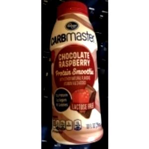 1 bottle (296 ml) CARBmaster Chocolate Raspberry Protein Smoothie
