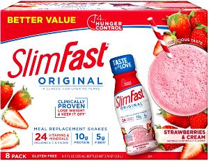 1 bottle (325 ml) Meal Replacement Shake - Strawberries & Cream