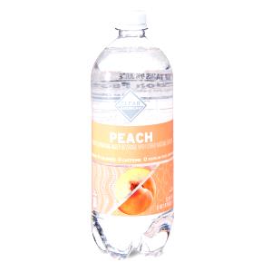1 bottle (33.8 oz) Peach Flavored Sparkling Water