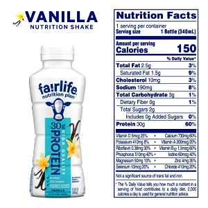 1 bottle (340 ml) Nutrition Plan Vanilla