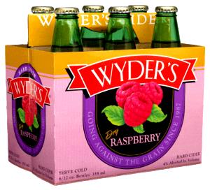 1 bottle (355 ml) Dry Raspberry Cider