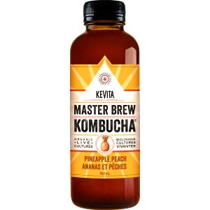 1 bottle (450 ml) Master Brew Kombucha - Pineapple Peach (Bottle)
