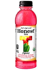 1 bottle (500 ml) Organic Cranberry Lemon Flavored Herbal Tea