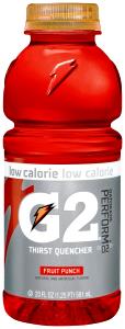1 bottle (591 ml) G2 Perform 02 - Fruit Punch (20 oz)