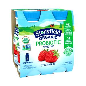1 bottle (6 oz) Organic Strawberry Smoothie