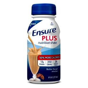 1 bottle (8 oz) Ensure Plus - Butter Pecan Shake
