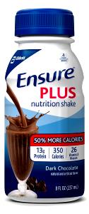 1 bottle (8 oz) Ensure Plus - Rich Dark Chocolate