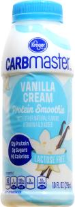 1 bottle CARBmaster Vanilla Cream Protein Smoothie