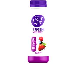 1 Bottle Light & Fit 0% Smoothies, Mixed Berry+Pomegranate