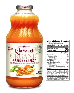 1 Bottle Orange & Carrot Juice