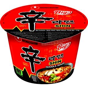 1 bowl (114 g) Shin Noodle Soup Gourmet Spicy