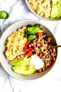 1 bowl (121 g) Turkey Taco Bowl