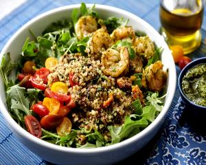 1 bowl (124.6 oz) Pesto Shrimp Bowl