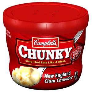 1 bowl (15 oz) New England Clam Chowder (Large)
