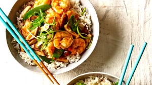 1 bowl (227 g) Coconut Shrimp Rice Bowl