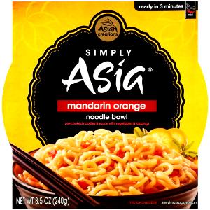 1 bowl (240 g) Mandarin Orange Noodle Bowl