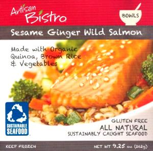 1 bowl (262 g) Sesame Ginger Wild Salmon