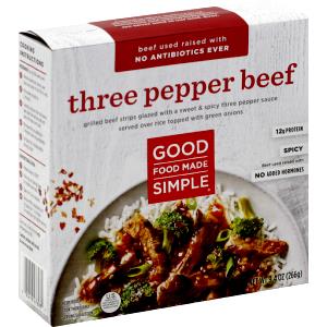 1 bowl (266 g) Three Pepper Beef