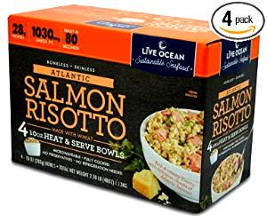 1 bowl (283 g) Atlantic Salmon Risotto