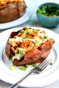 1 bowl (283.495 g) Buffalo Chicken w/ Sweet Potatoes