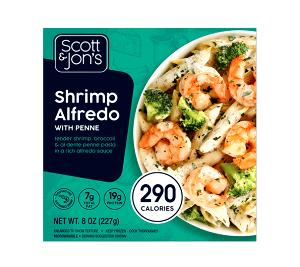 1 bowl (298 g) Shrimp Bowl Alfredo