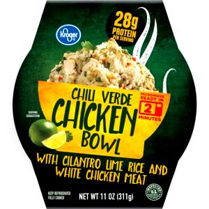 1 bowl (311 g) Chili Verde Chicken Bowl