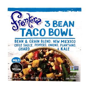 1 bowl (317 g) Three Bean Taco Bowl