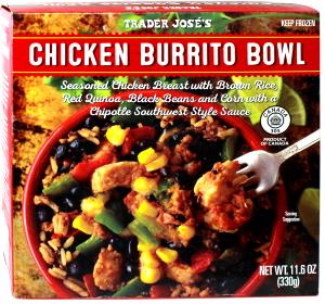 1 bowl (330 g) Chicken Burrito Bowl