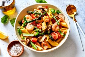 1 bowl (340 g) Pasta Primavera