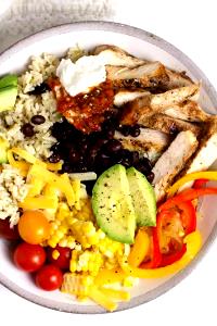 1 bowl (354 g) Burrito Bowl Grilled Chicken