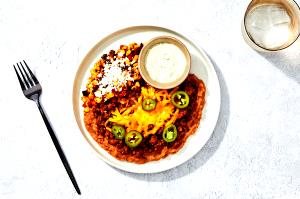 1 bowl (369 g) Taco Bowl with Corn Salsa