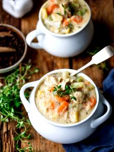 1 bowl (383 g) Chicken Pot Pie Soup (Bowl)