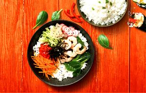 1 bowl (447 g) Blazing Dragon Poke Bowl